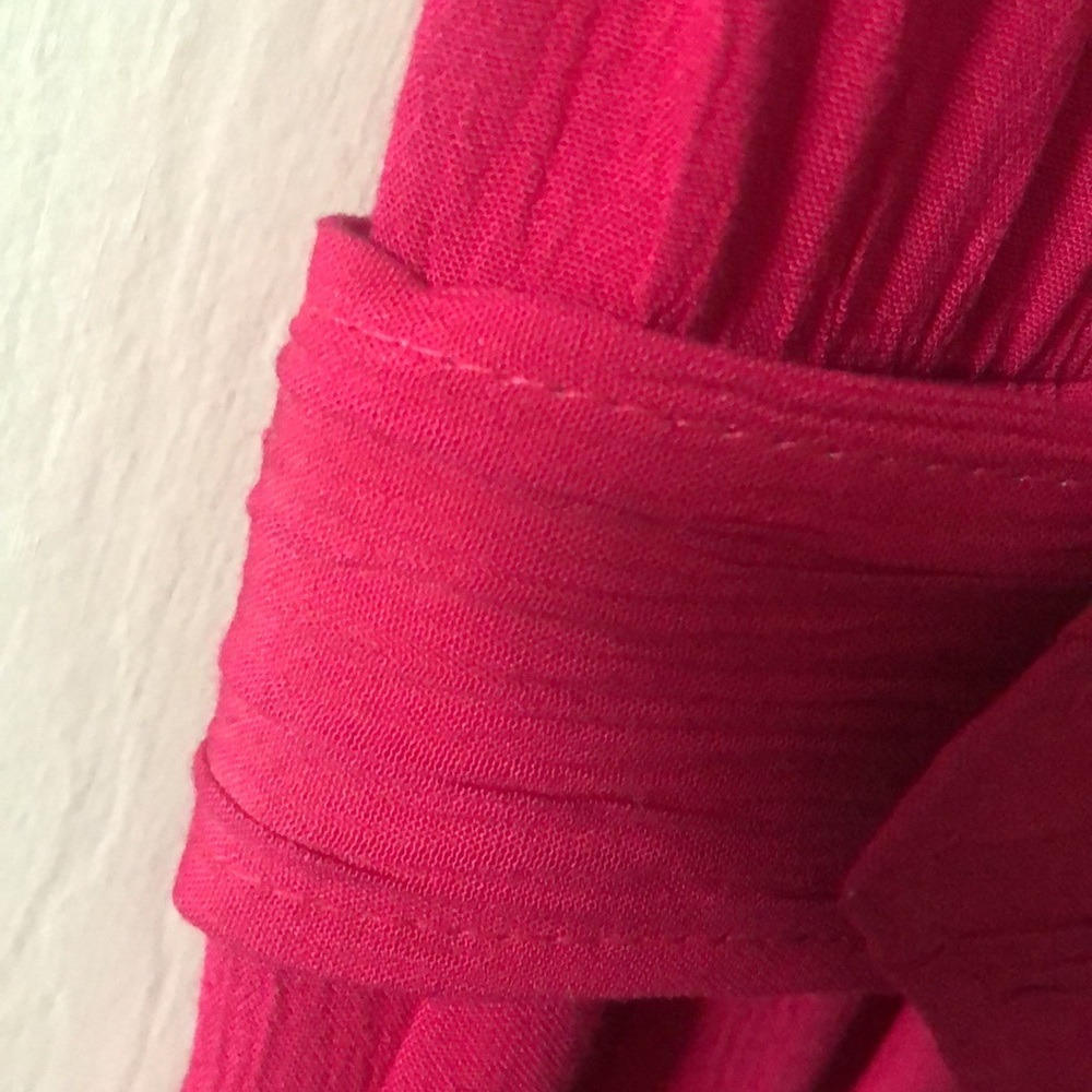 Vintage🥳2xHP🥳Jamie Brooke Fuschia Colored Romper - Picture 10 of 10